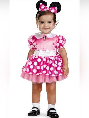 NWT Disguise Baby's Disney's Pink  Minnie Mouse Costume Size 12-18 Months